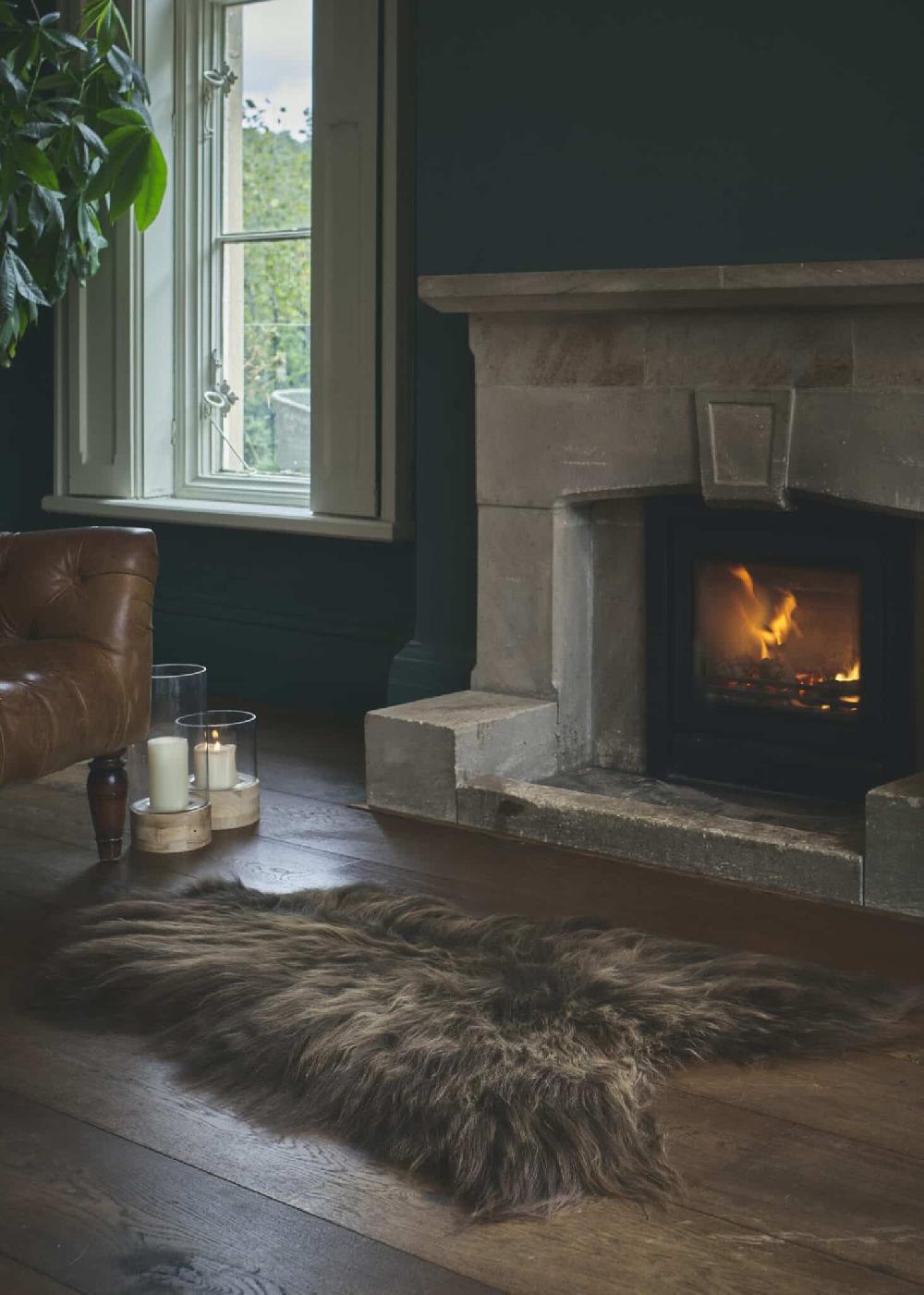 lambland Natural Rusty Brown Icelandic Sheepskin