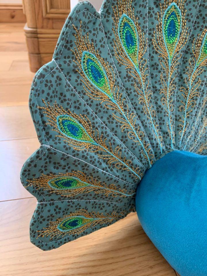Lambland Peacock Doorstop