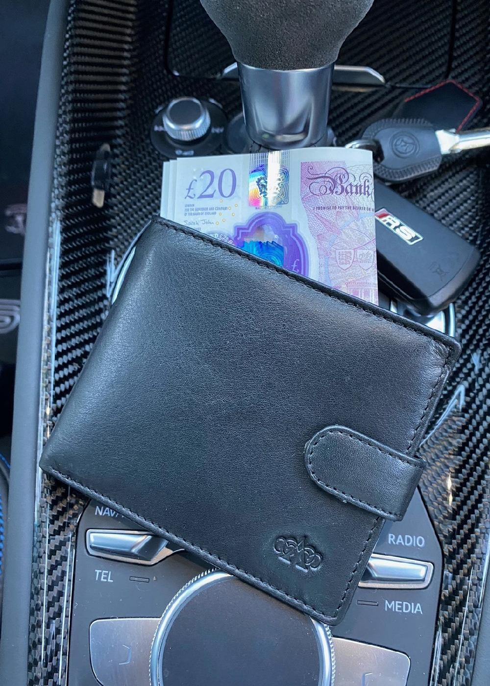 lambland Premium Leather Organiser Flip Out Wallet