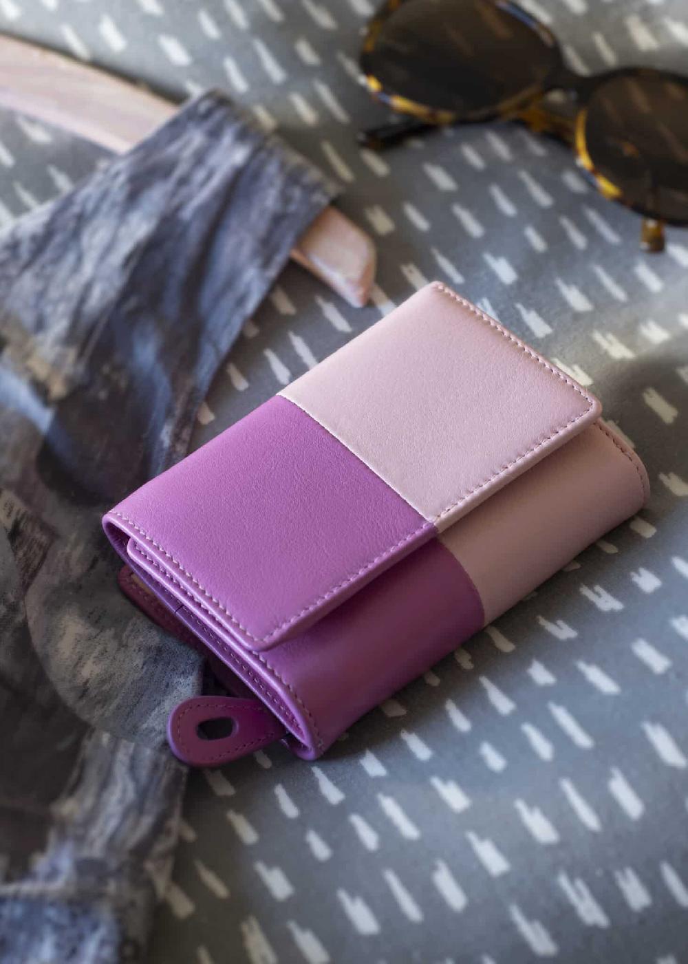 lambland Premium Two Tone Leather Tri-fold Wallet