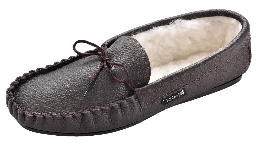 Lambland Quinn – Wool Lined Leather Moccasins