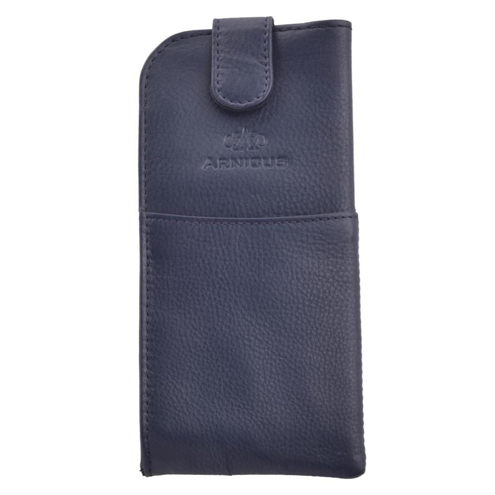 Lambland Real Leather Popper Fastened Glasses Case