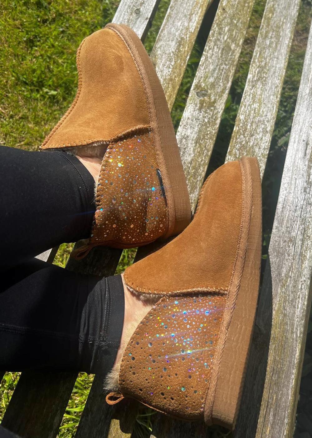Lambland Rhianna – Sheepskin Bootie With Sparkle