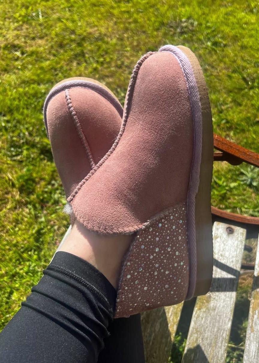 Lambland Rhianna – Sheepskin Bootie With Sparkle