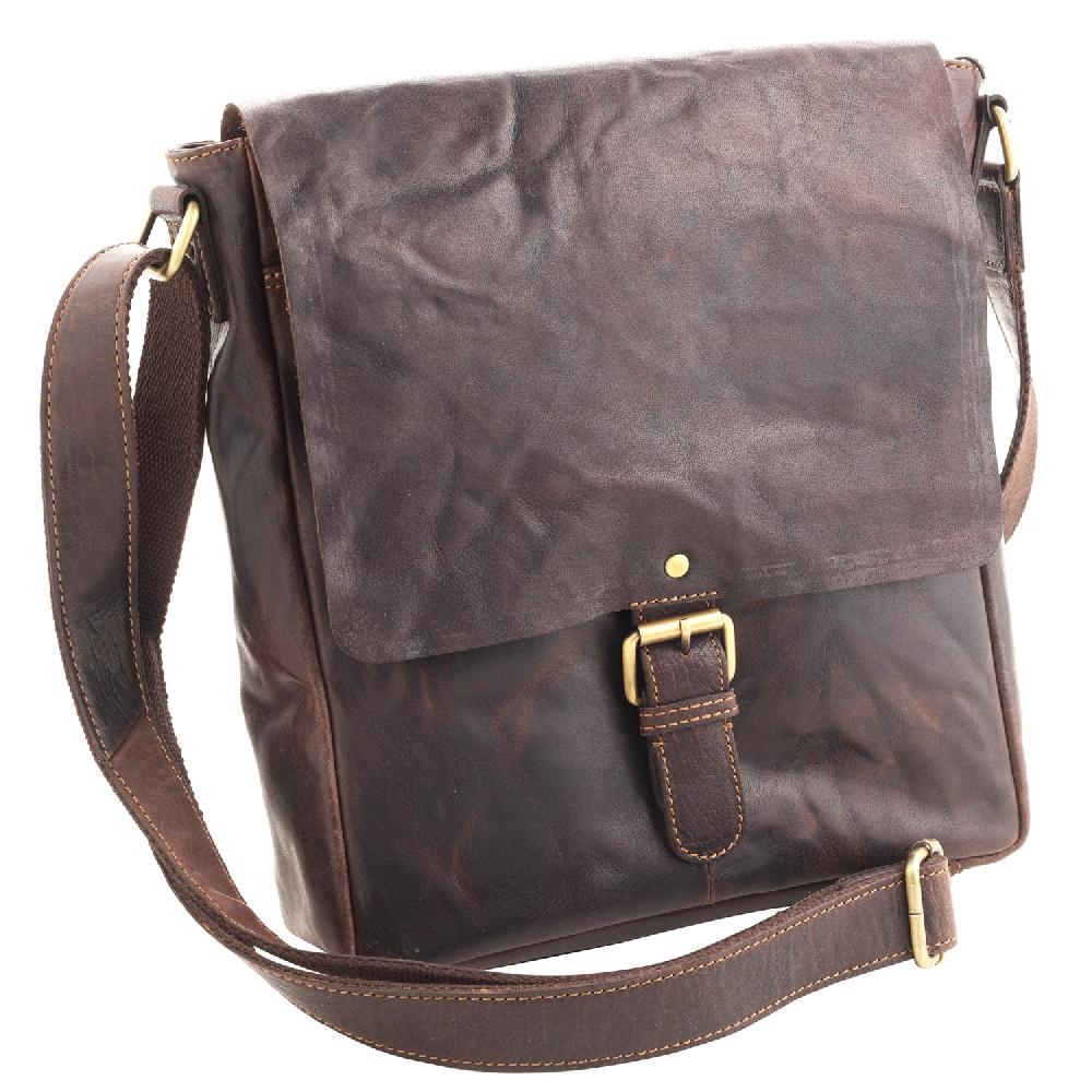 lambland Rowallan Vintage Leather Messenger Bag