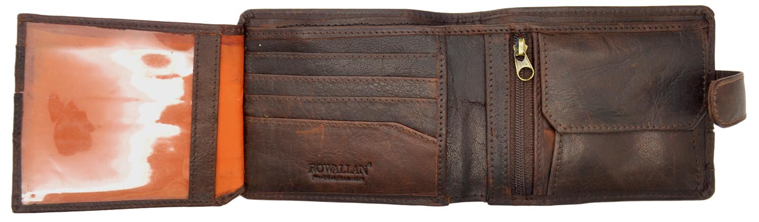 Lambland Rustic Leather Tri-fold Wallet
