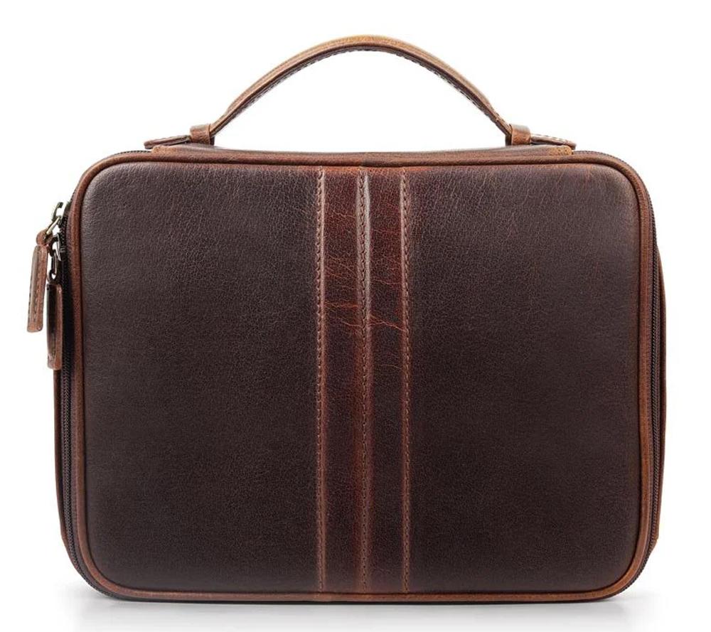Lambland Savannah Leather Wash Bag