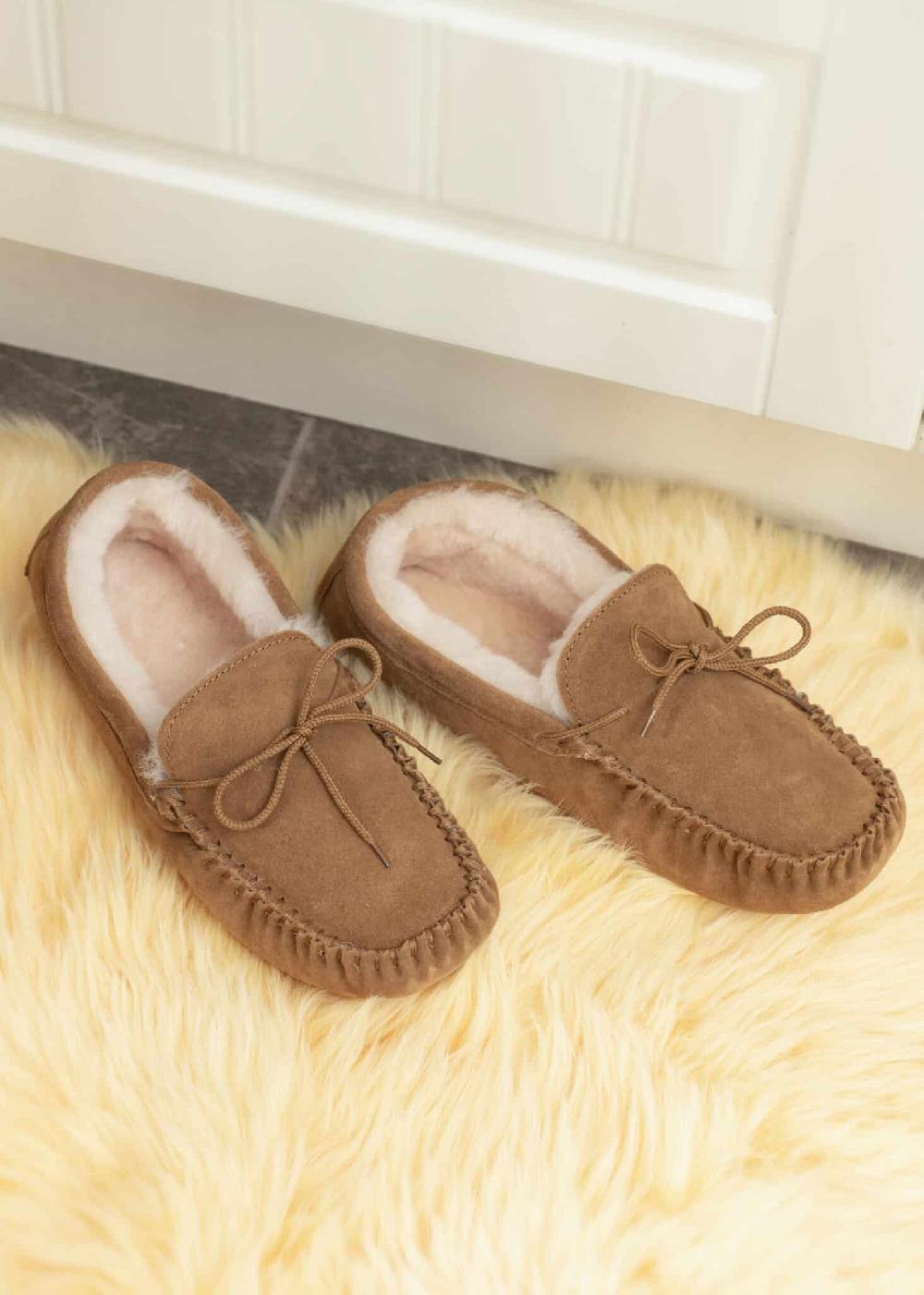 lambland Seb – Sheepskin Lined Moccasins