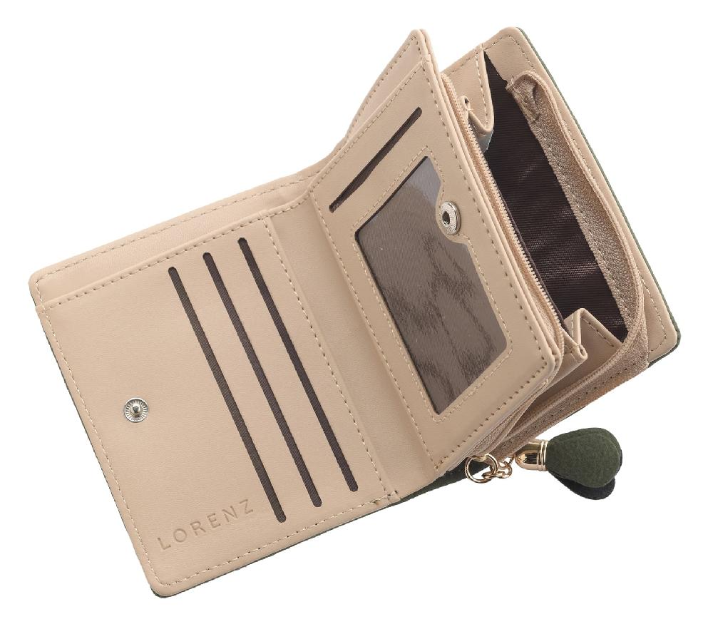 Lambland Small Card Wallet With Cat Face Design