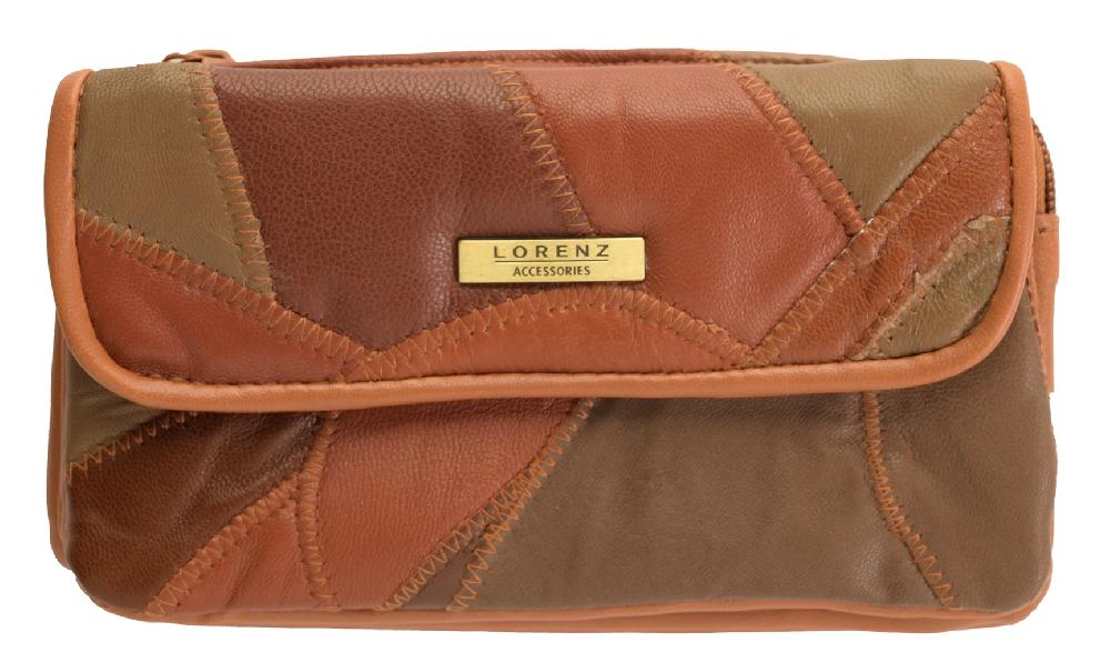 Lambland Soft Genuine Leather Patchwork Wallet