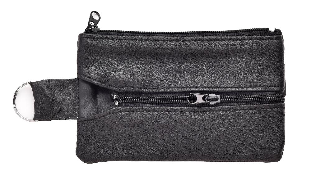 Lambland Soft Leather Key Card And Coin Pouch