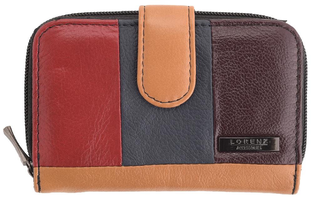 Lambland Soft Leather Multi Colour Flip Out Wallet