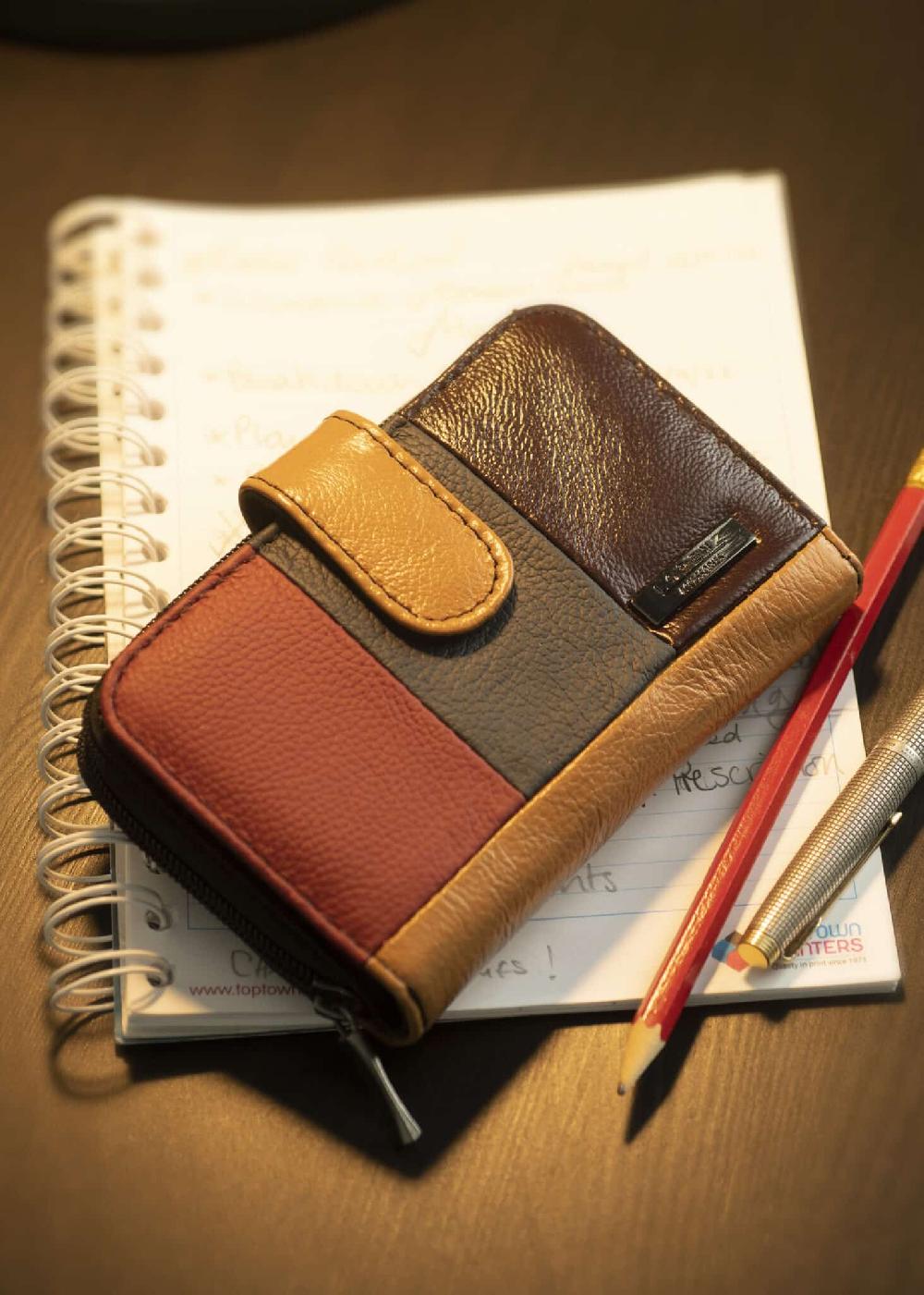 lambland Soft Leather Multi Colour Flip Out Wallet