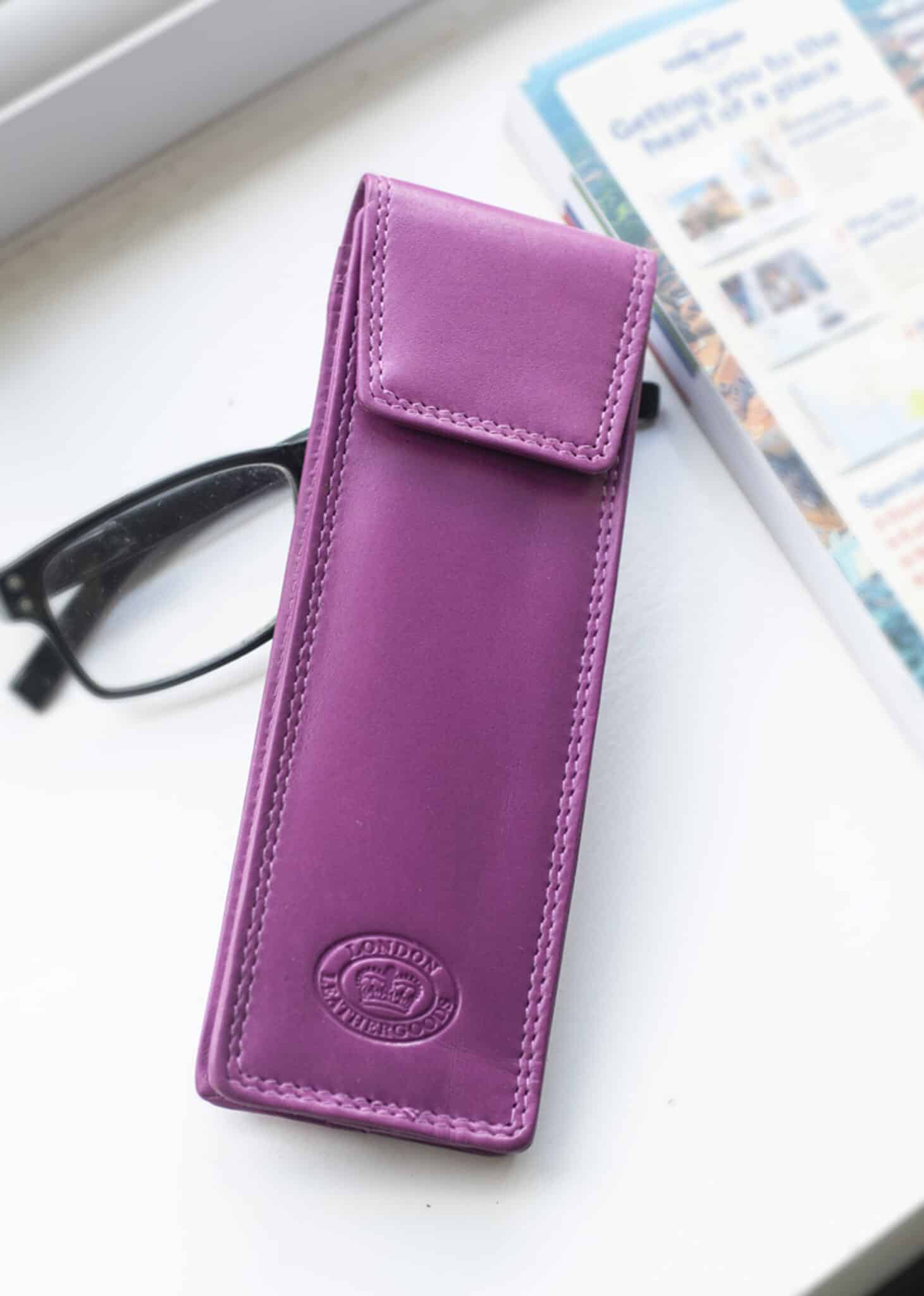 lambland Soft Leather Reading Glasses Case