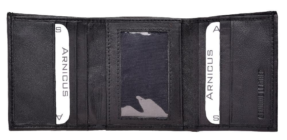 Lambland Soft Nappa Leather Tri-fold Wallet