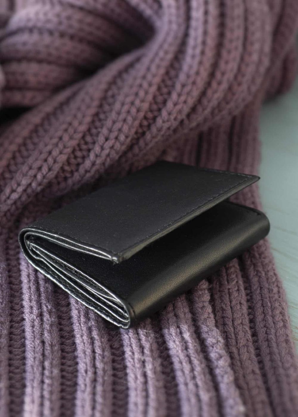 lambland Soft Nappa Leather Tri-fold Wallet