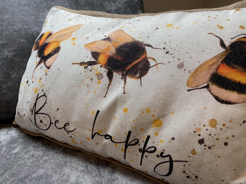 Lambland Super Soft Large Bee Cushion