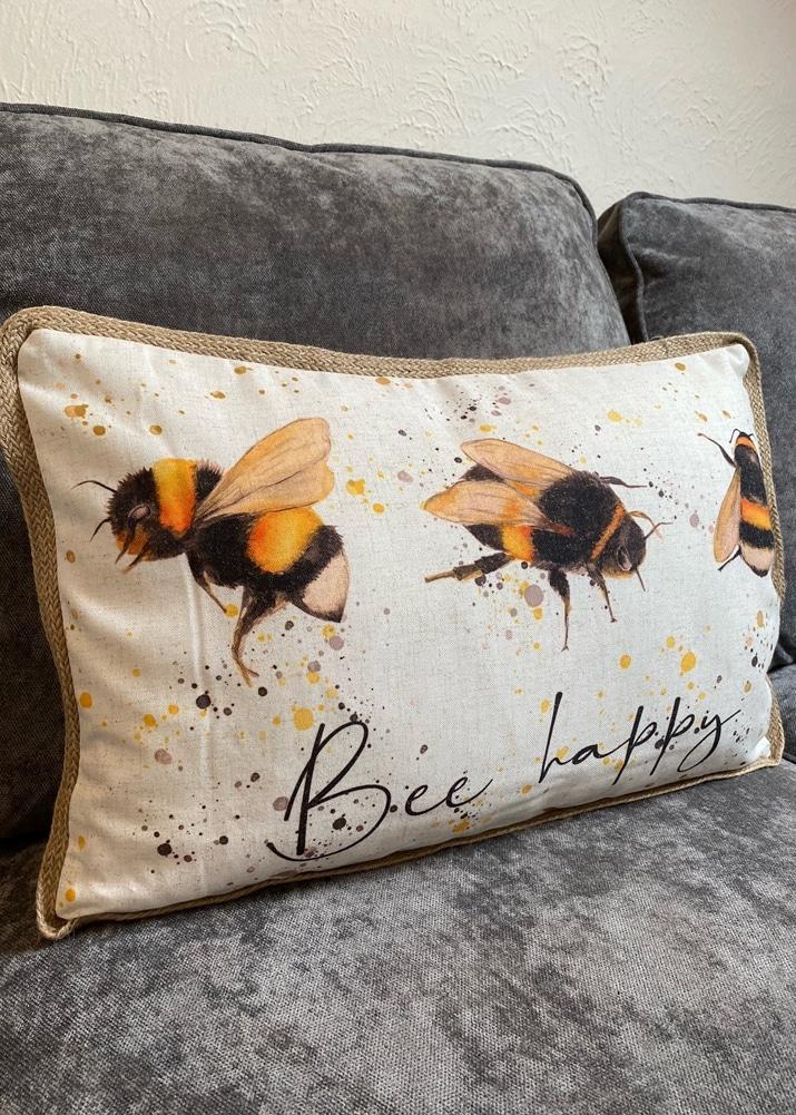 lambland Super Soft Large Bee Cushion