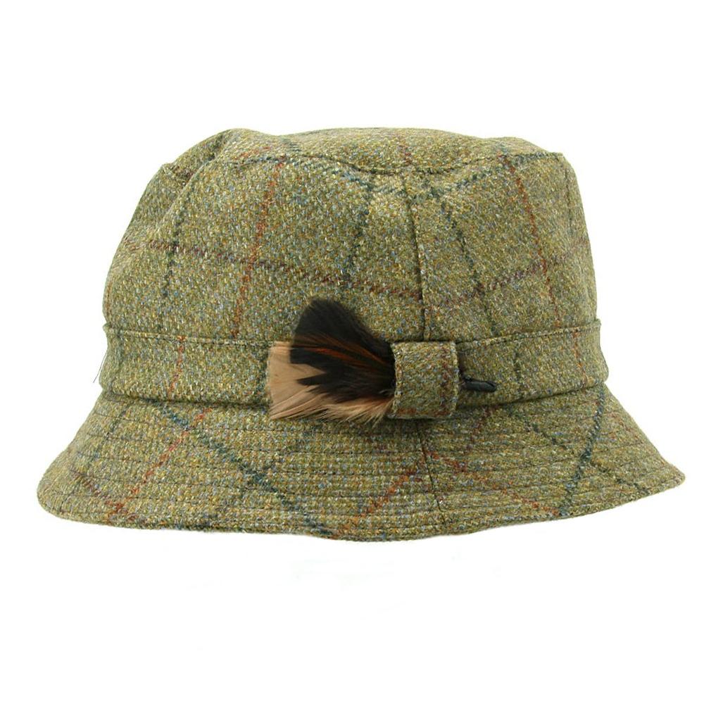 Lambland Teflon Coated Wool Tweed Poacher Hat