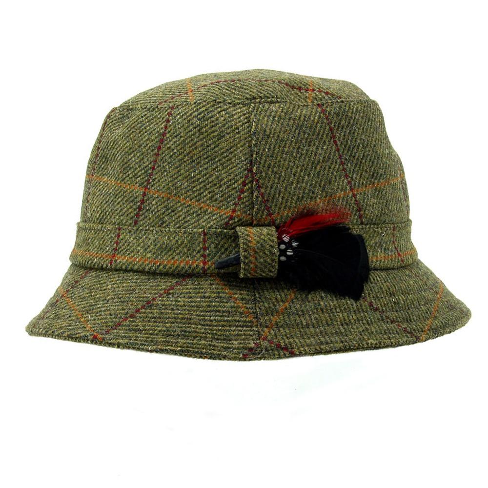 Lambland Teflon Coated Wool Tweed Poacher Hat