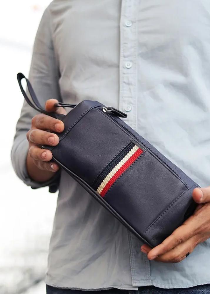 Lambland Texan Leather Wash Bag