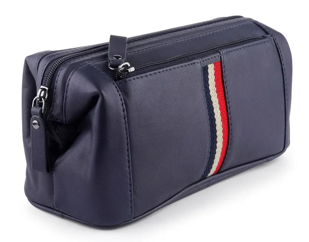 Lambland Texan Leather Wash Bag