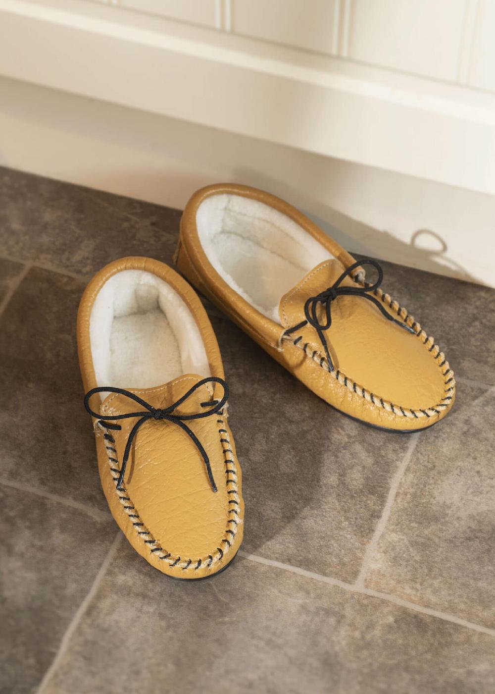 lambland Theodore – Leather & Sheepskin Moccasins