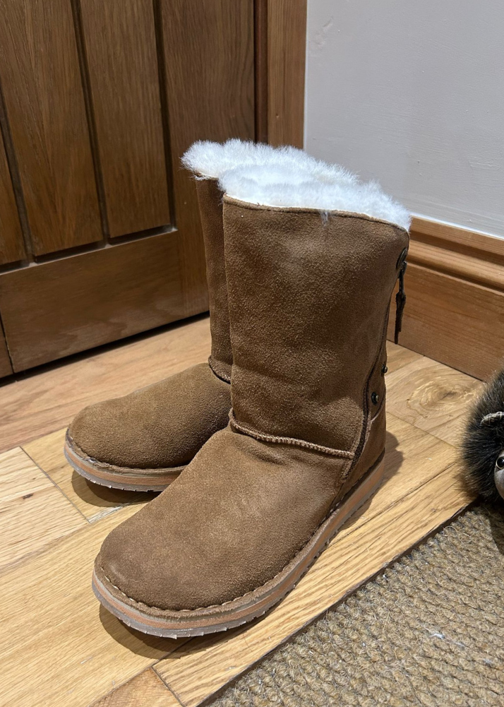 lambland Tiffacy – Sheepskin Biker Boots