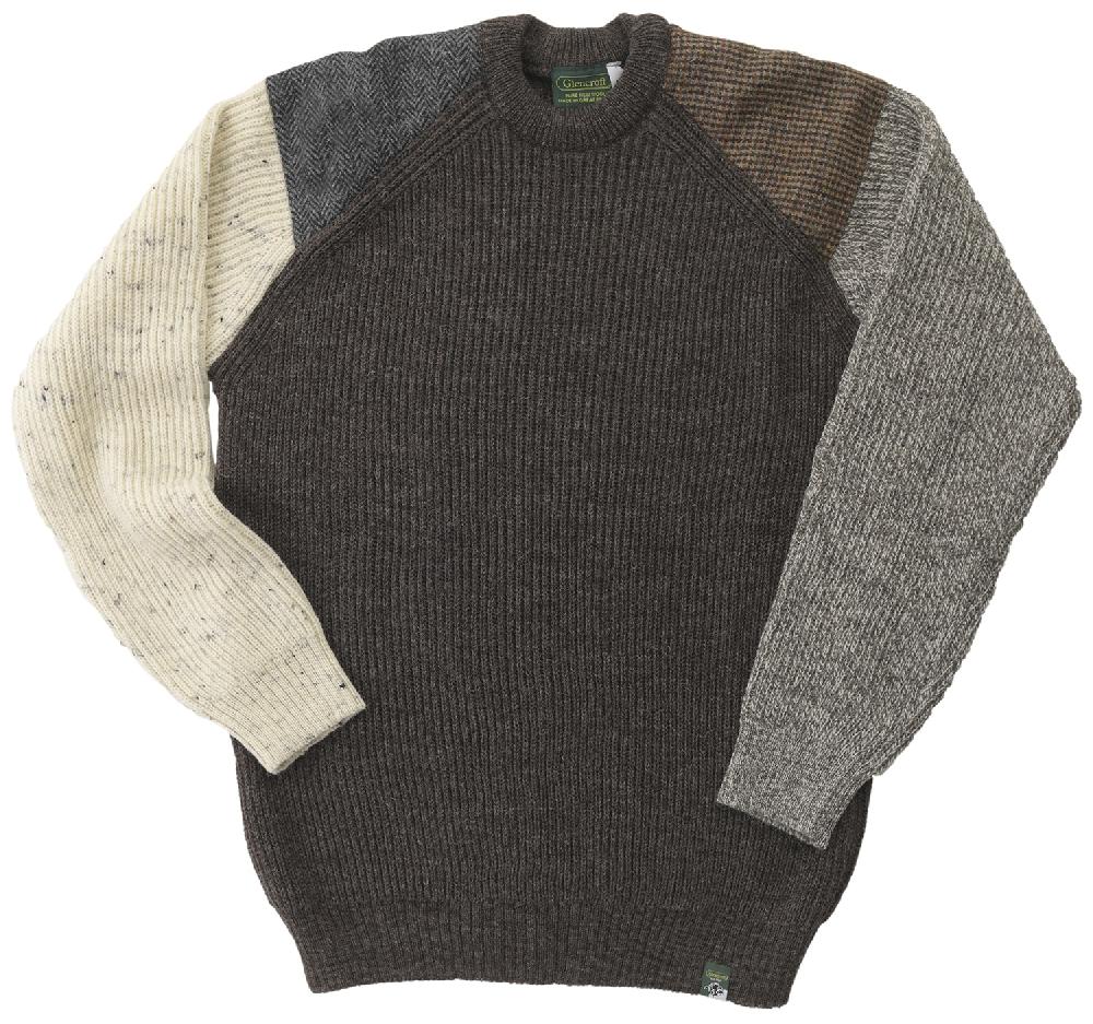 Lambland Unisex Yorkshire Tweed Patch Sweater