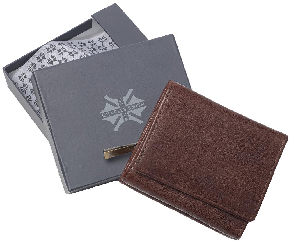 Lambland Vintage Leather Tri-Fold Wallet
