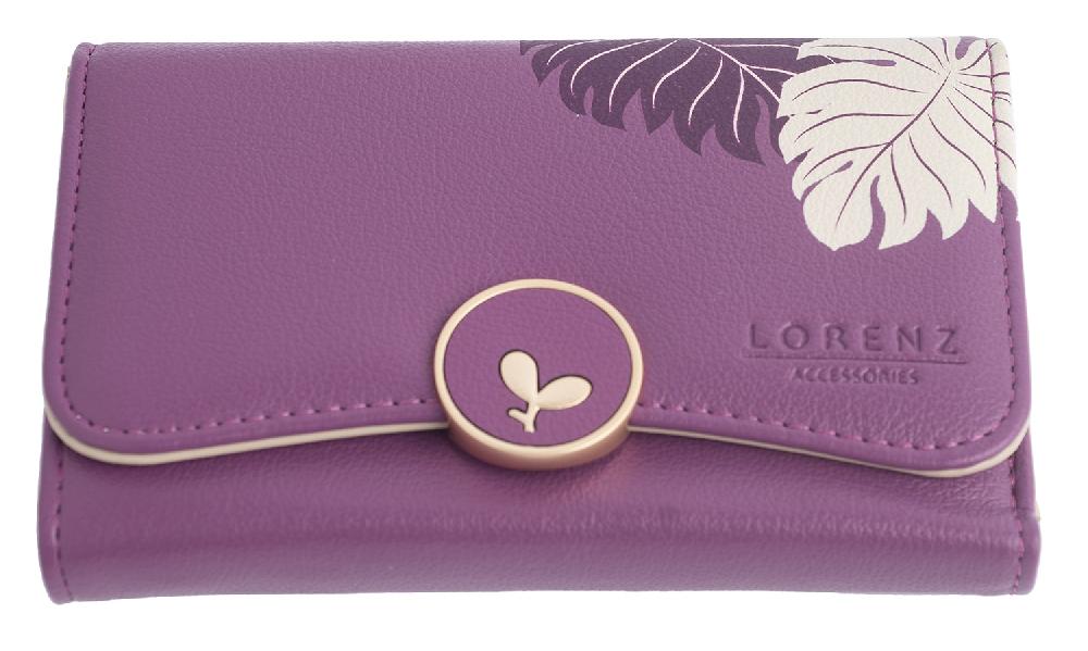 Lambland Women’s Soft Faux Leather Tri-Fold Wallet