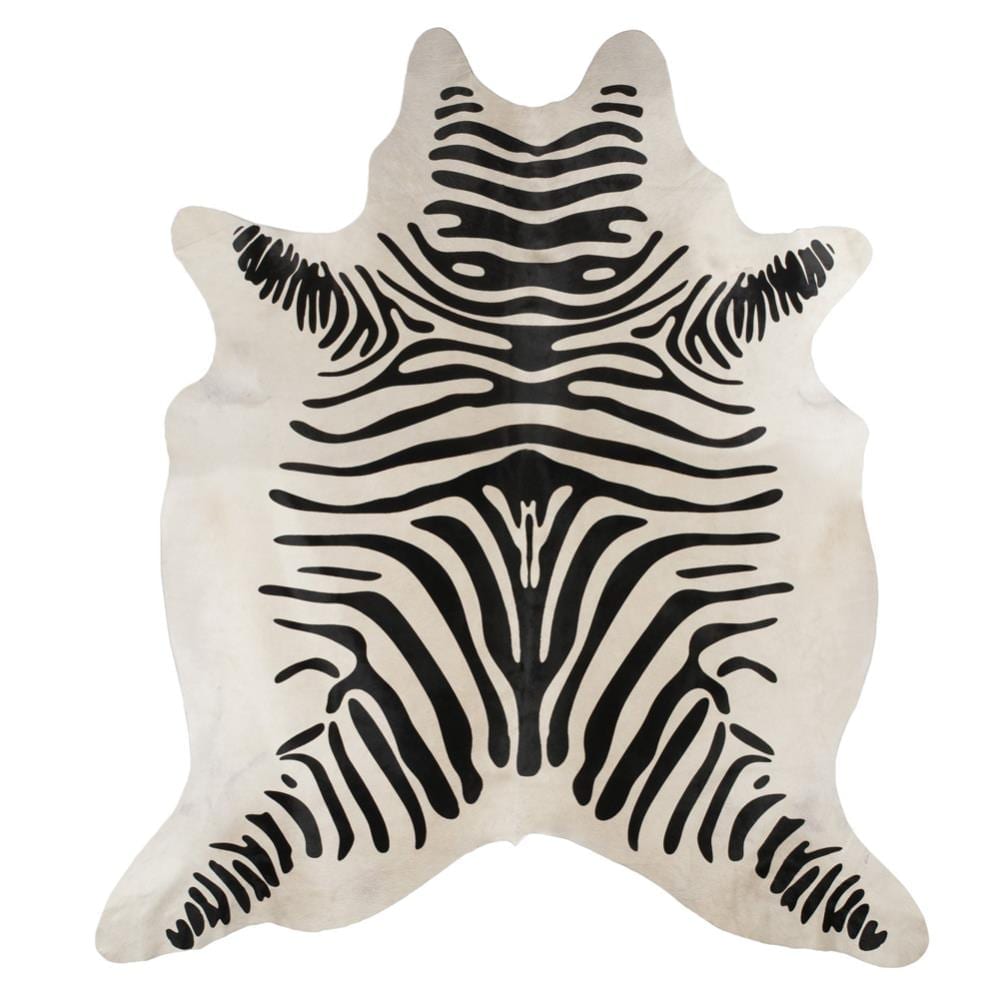 lambland Zebra Print Genuine Cow Hides