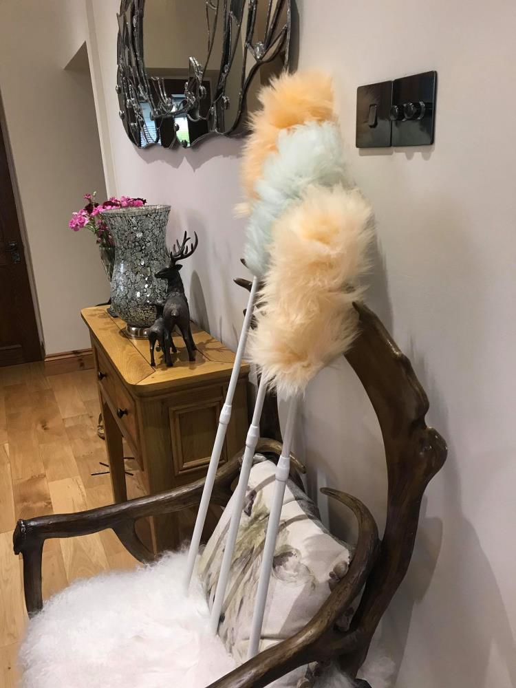 Lambland Lambswool Telescopic Duster With Plastic Handle