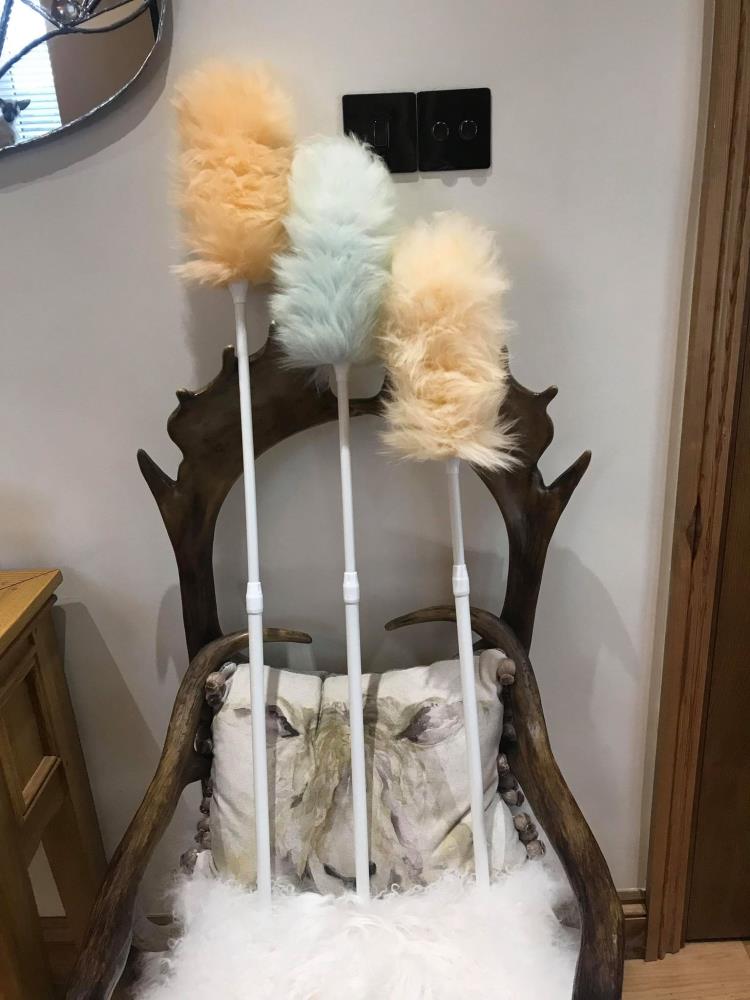 lambland Lambswool Telescopic Duster with Plastic Handle