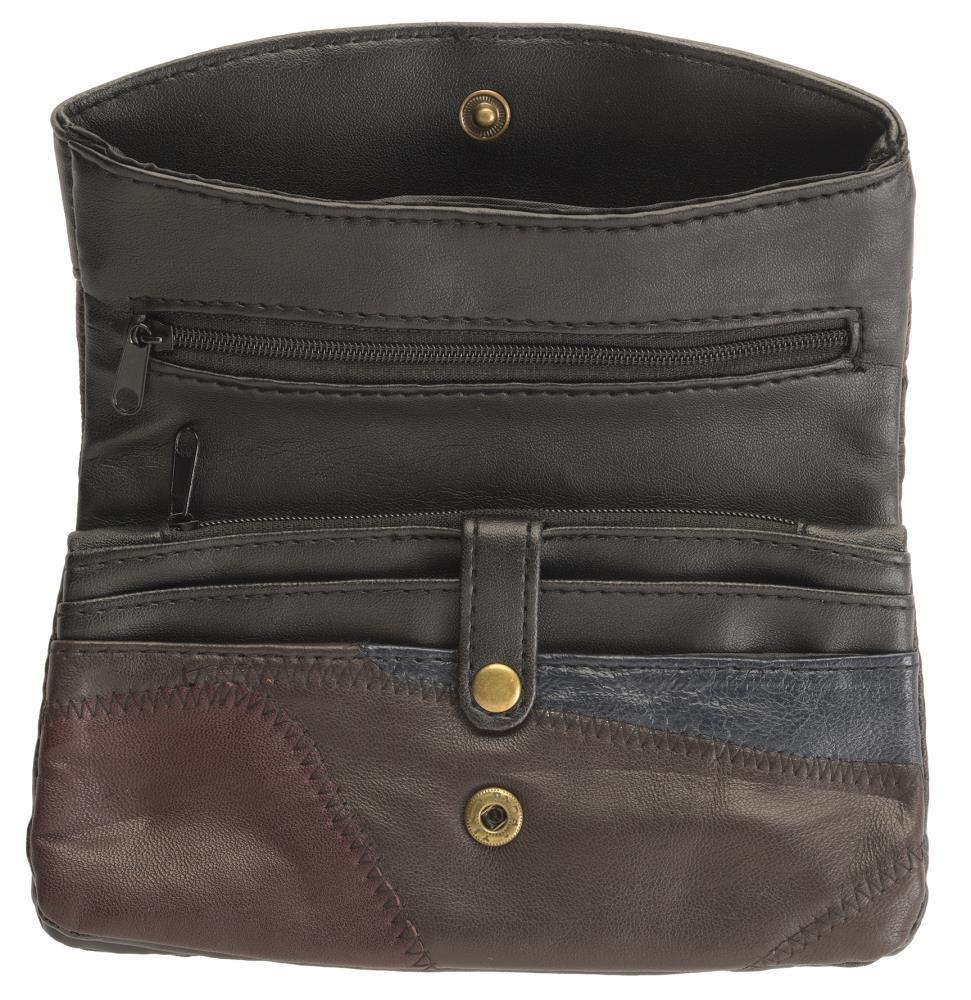 Lambland Large Lightweight Patchwork Leather Wallet