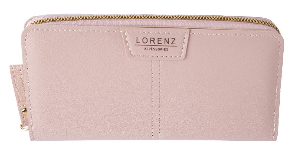 Lambland Large Zip Around Wallet With Magnetic Note Section