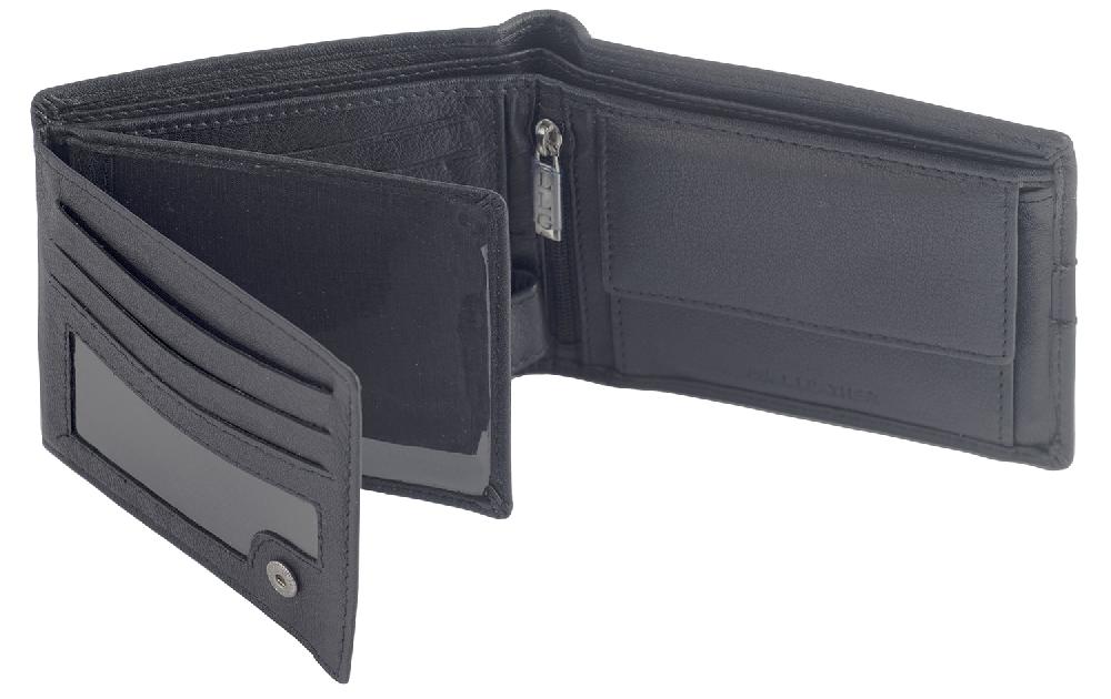 Lambland Leather Two Tone Wallet With Multiple Card Slots