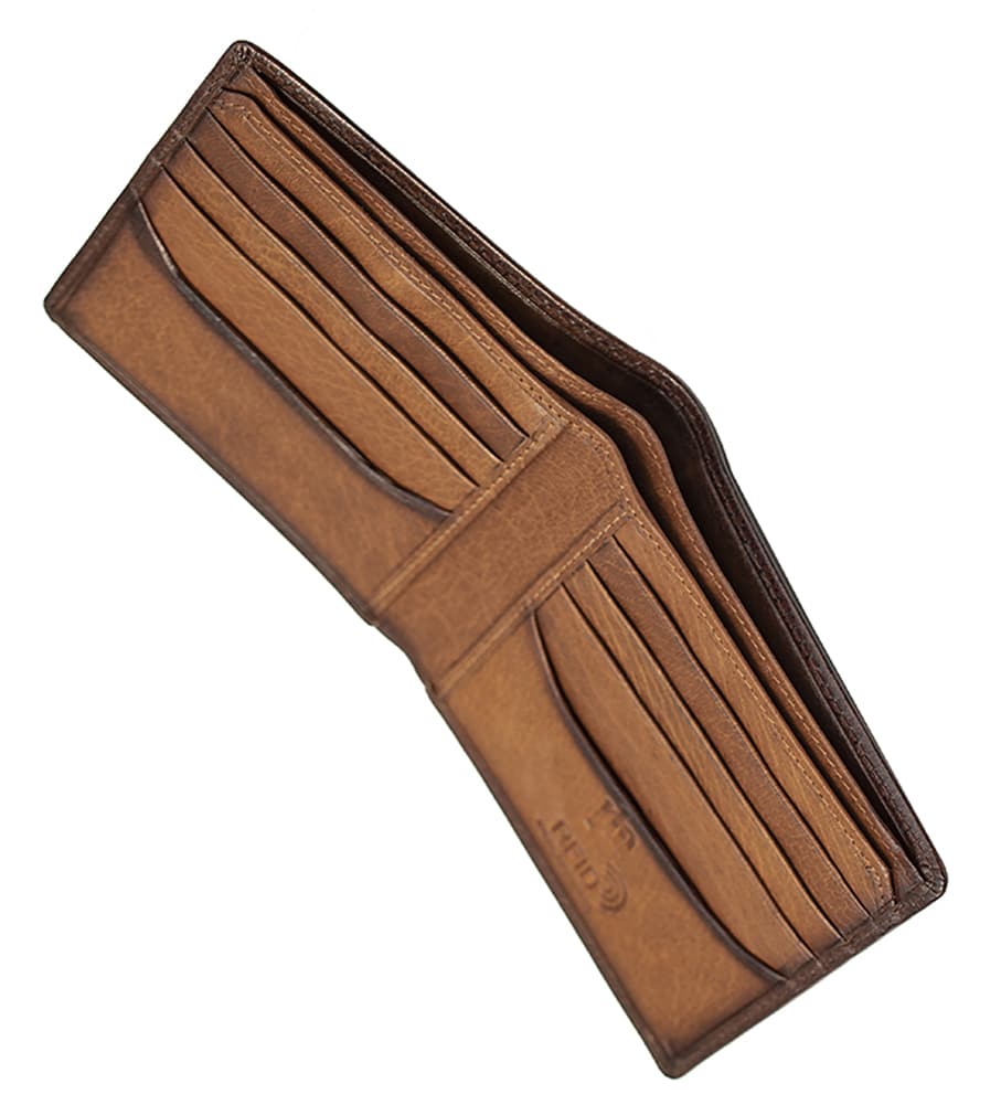 Lambland Luxury Leather Practical Bi-Fold Slim Wallet