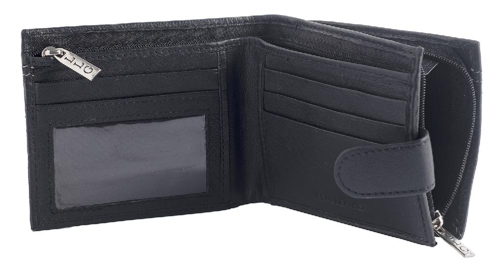 Lambland Luxury Leather Wallet With Zipped Coin Section