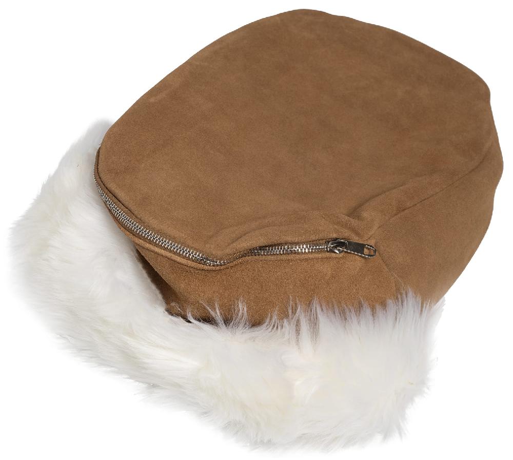 Lambland Luxury Sheepskin Double Foot Muff With Zipped Heat Pad Section