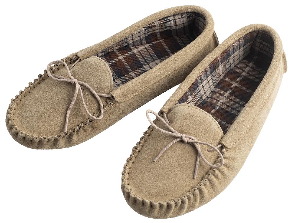 Lambland Marley – British Suede & Cotton Soft Sole Moccasins
