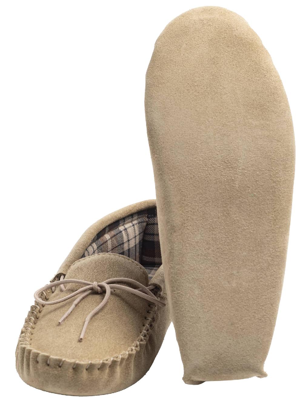 Lambland Marley – British Suede & Cotton Soft Sole Moccasins