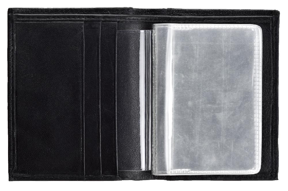 Lambland Nappa Leather Card Wallet With Plastic Card Inserts