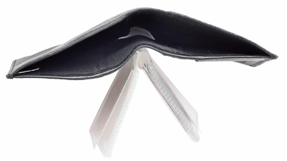 Lambland Nappa Leather Card Wallet With Plastic Card Inserts