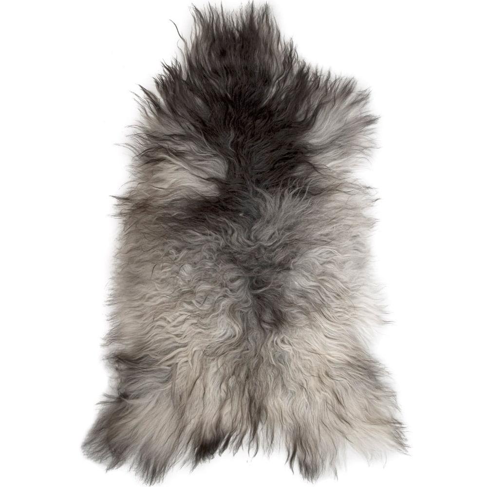 Lambland Natural Coloured Long Wool Grey Icelandic Sheepskin