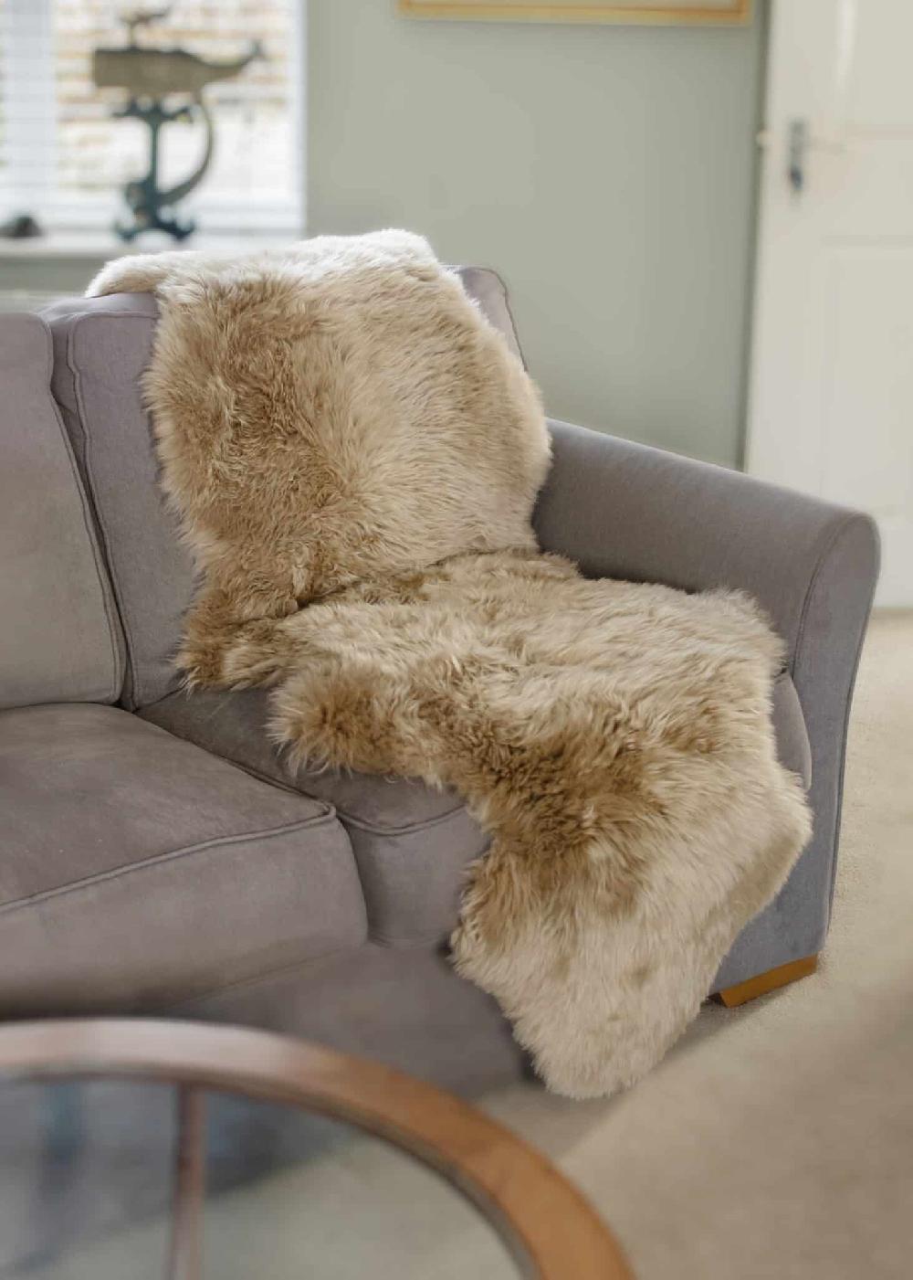 Lambland New Zealand – Eco Tan – Double Sheepskin – Oyster