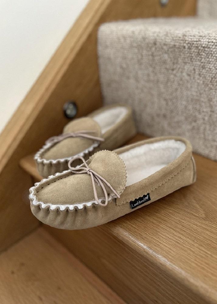 lambland Nicky – British Made Soft Sole Luxury Sheepskin Moccasins