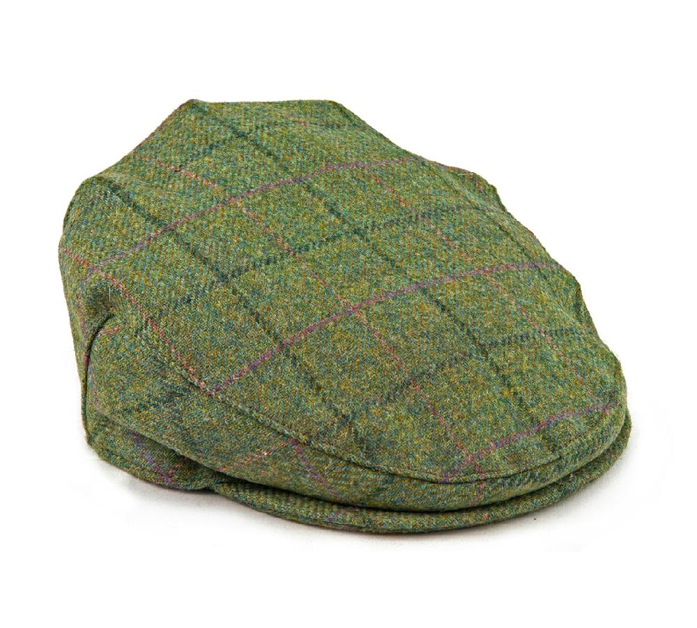 Lambland Norber Yorkshire Wool Tweed Cotton Lined Flat Cap