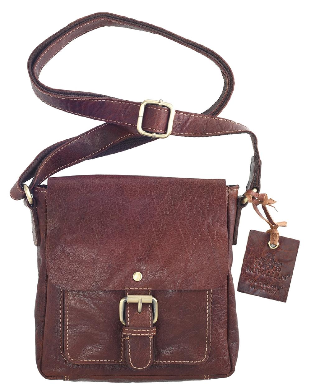 Lambland Rowallan Small Vintage Leather Flap Over Bag
