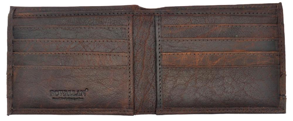 Lambland Rustic Leather Wallet With Multiple Card Slots